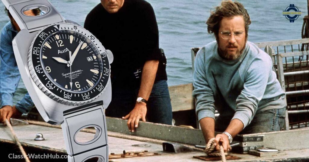 Watches in Moves : Alsta Nautoscaph Superautomatic - "Jaws" (1975) | The Classic Watch Hub