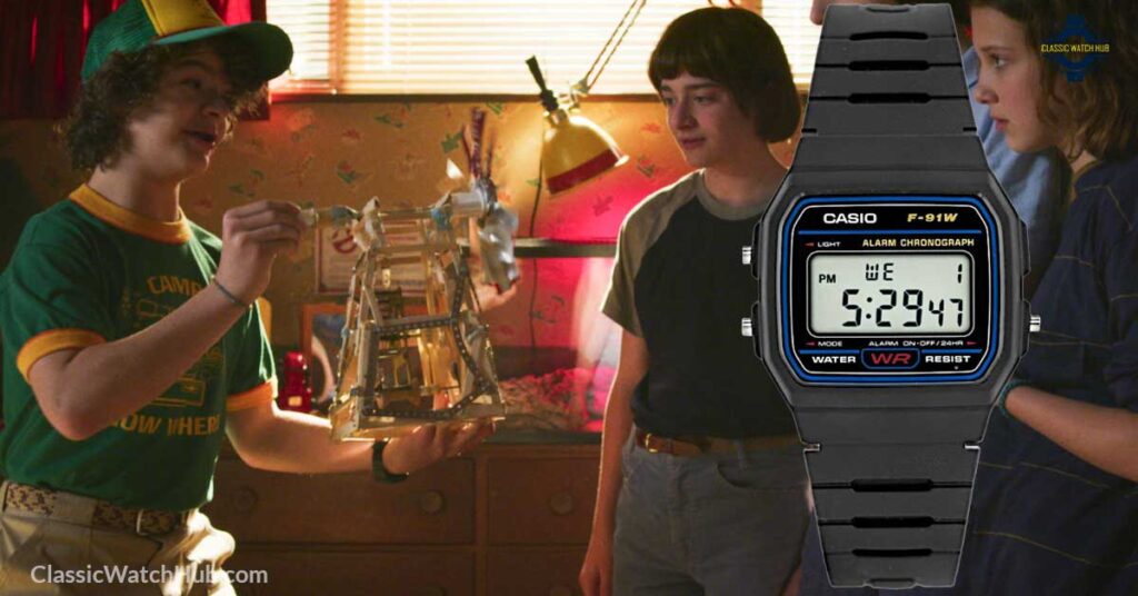 Watches in Moves : Casio F-91W - "Stranger Things" | The Classic Watch Hub