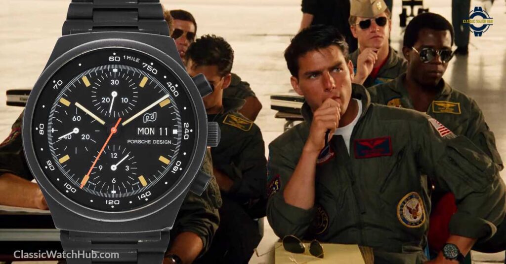 Watches in Moves : Porsche Design Orfina Chronograph - "Top Gun" (1986) | The Classic Watch Hub